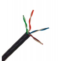 Cabo de Rede/CFTV CAT6 - Preto