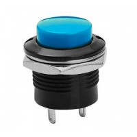 Chave Push Button Sem Trava Azul R13-507