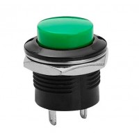 Chave Push Button Sem Trava Verde R13-507