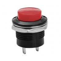 Chave Push Button Sem Trava Vermelha R13-507