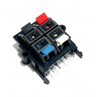 Jack de Pressão - 4 vias - (AZ, PTO, VM, BCO) PCI