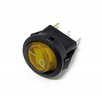 Chave Gangorra KCD11 - Mini - Neon 12V - Amarela
