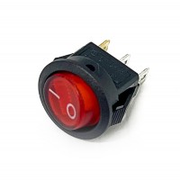 Chave Gangorra KCD11 - Mini - Neon 12V - Vermelha