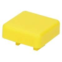Knob Quadrado para Chave Táctil 7.3mm - Amarelo