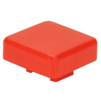 Knob Quadrado para Chave Táctil 7.3mm - Vermelho