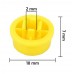 Knob Mini para Chave Táctil 7.3mm - Amarelo