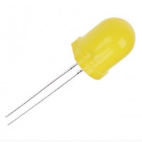 Led Difuso 10 mm Amarelo