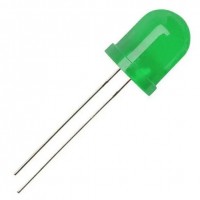 Led Difuso 10 mm Verde