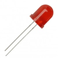 Led Difuso 10 mm Vermelho