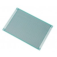 Placa Fibra Dupla Face Ilhada 8x12cm
