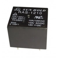 Relê RAS-1210 12V 10A