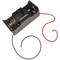 Suporte para 1 Pilha Média C Preto